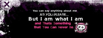 Attitude I An What I Am Fb Facebook Covers