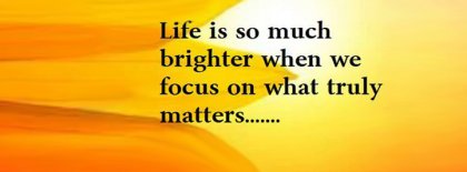 Life Is So Much Brighter Facebook Covers