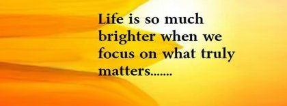 Life Is So Much Brighter Facebook Covers