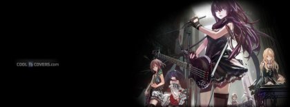 Anime Girls Guitar Facebook Covers