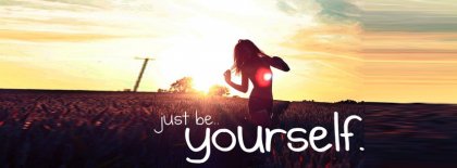 Be Yourself Girl Facebook Covers