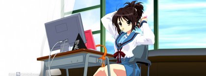 Computers Cute Anime Facebook Covers