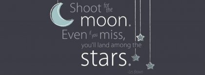 Shoot For The Moon Facebook Cover Facebook Covers