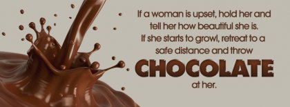 Women And Chocolate Facebook Covers